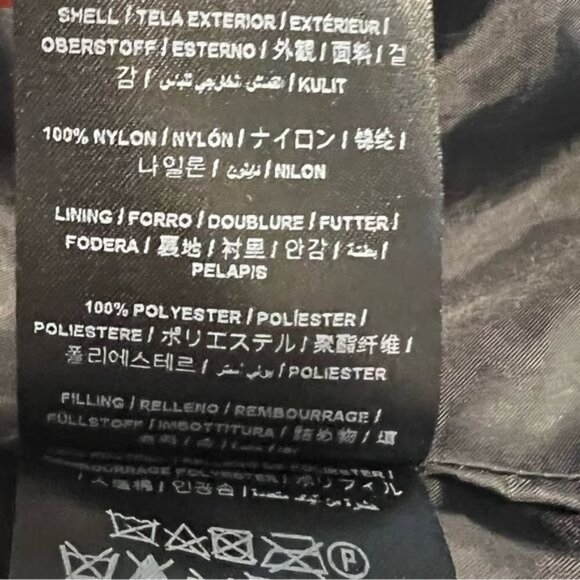 Guess Black Quilted Karaline Jacket XS Flawed - Picture 12 of 14